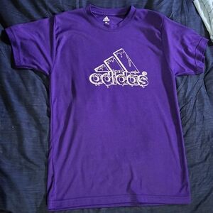 adidas Purple Graphic Short Sleeve Tee
